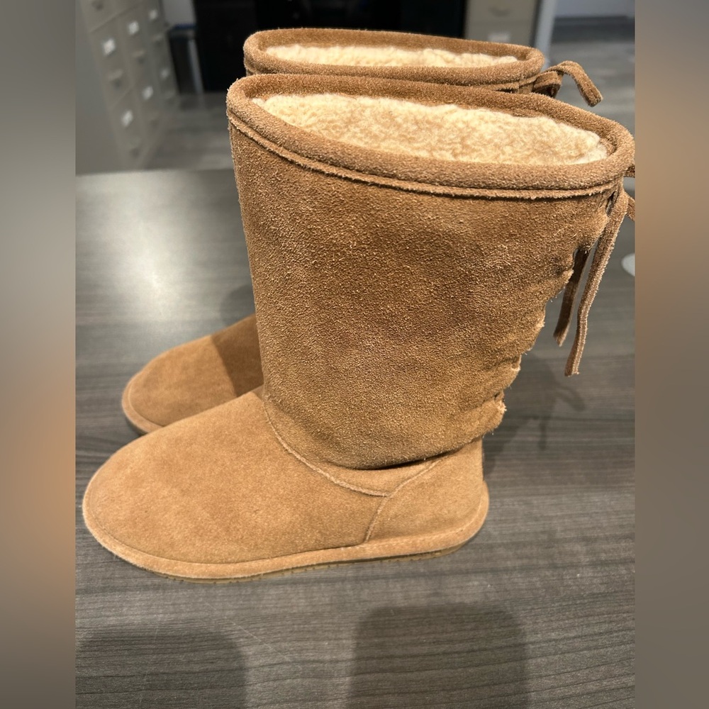 BEARPAW Women’s Suede Boots Size 8 - Picture 4 of 9